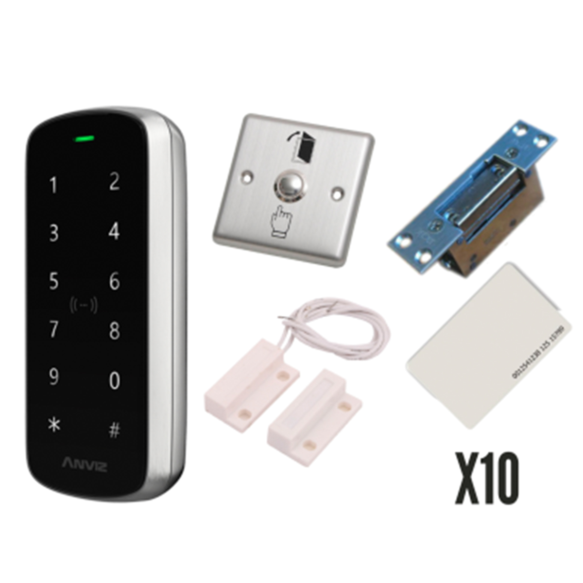 Kit Control De Acceso Exterior Ik10 M3 Pro Wifi Pestillo App