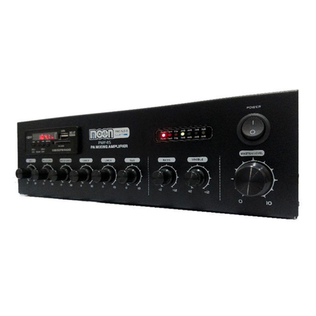 Combo Amplificador 45w Usb Bt + 4 Torch4 C/ Trafo Blanco - Imagen 8