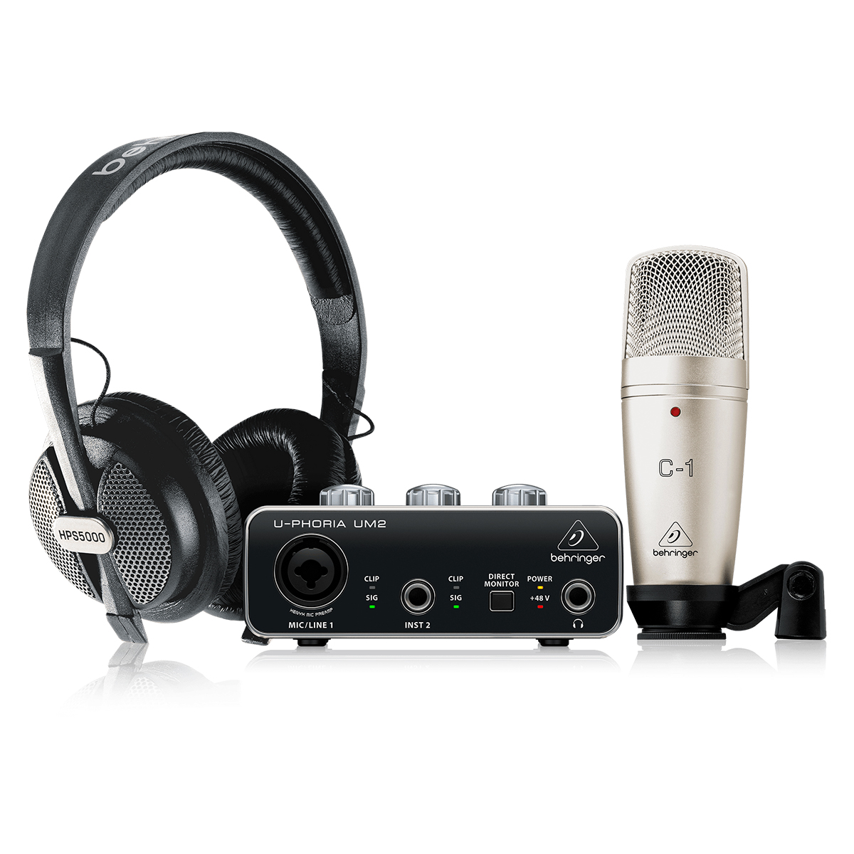 Kit Grabación Behringer U-phoria Studio Pro