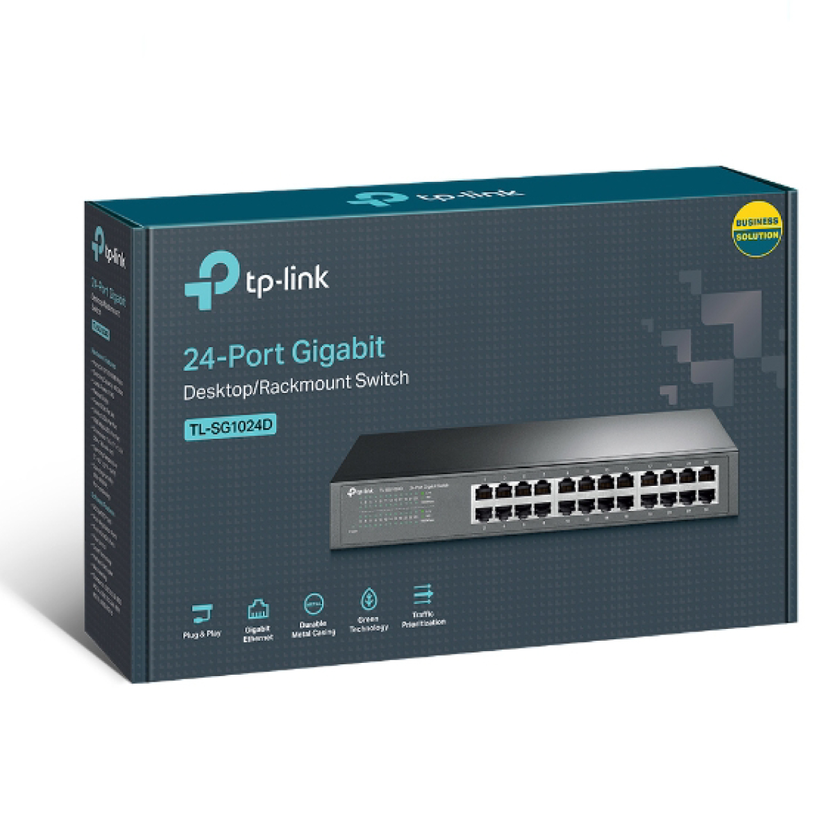 Switch de escritorio 24 puertos raqueable Tp-Link SG1024D - Imagen 4