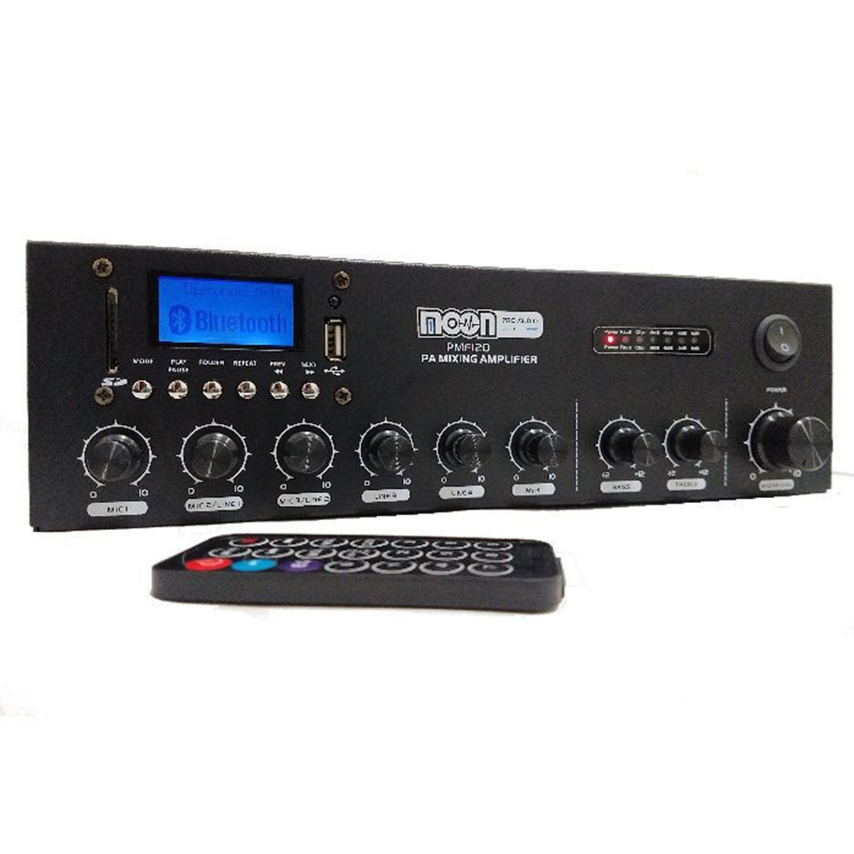 Combo Amplificador 45w Usb Bt + 4 Torch4 C/ Trafo Blanco - Imagen 7