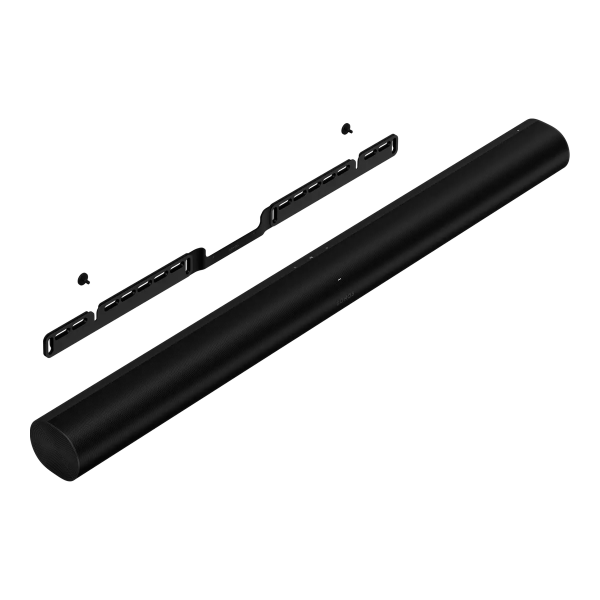 Barra De Sonido Sonos Arc + Soporte De Pared Extensible (Negro)
