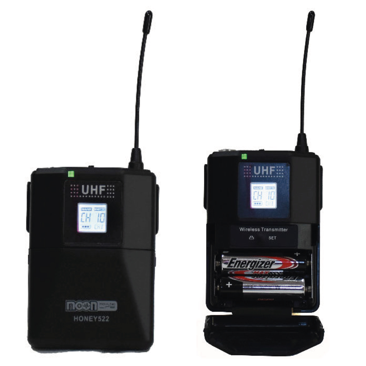 Microfono Inalámbrico Uhf Doble Vincha/solapa Moon Honey522 - Imagen 5
