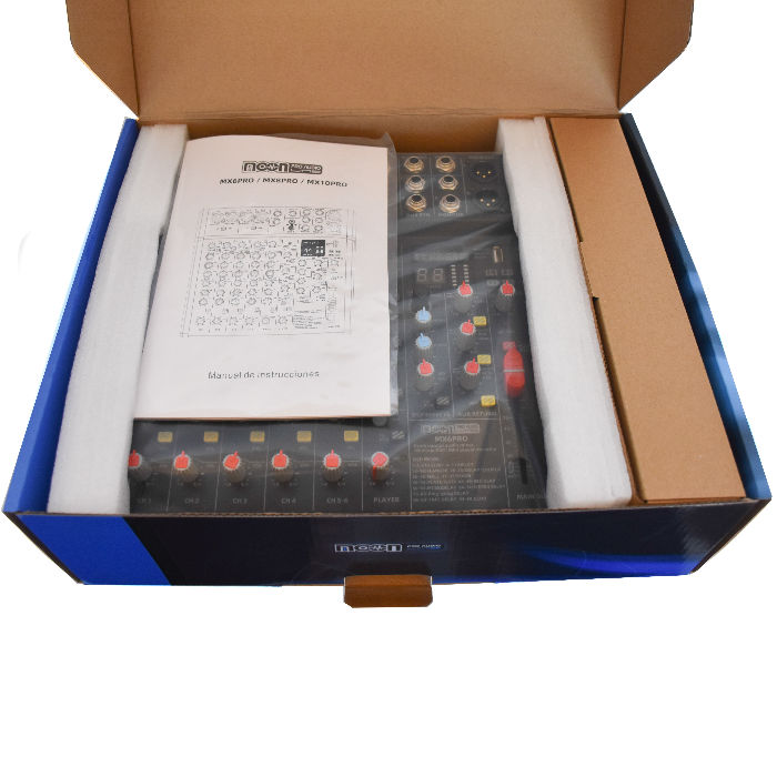 Mixer 6 Canales Bluetooth Mp3 Usb Moon Mx6pro - Imagen 5