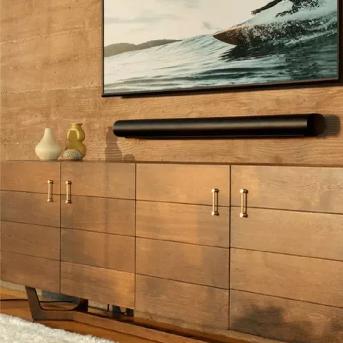 Barra De Sonido Sonos Arc + Soporte De Pared Extensible (Negro) - Imagen 3