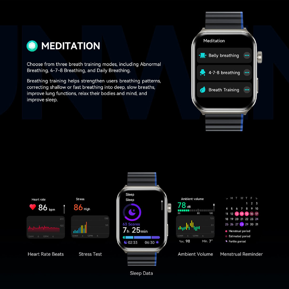 Smartwatch Amoled 2.01" Bluetooth Kieslect KS2 Plata - Imagen 8