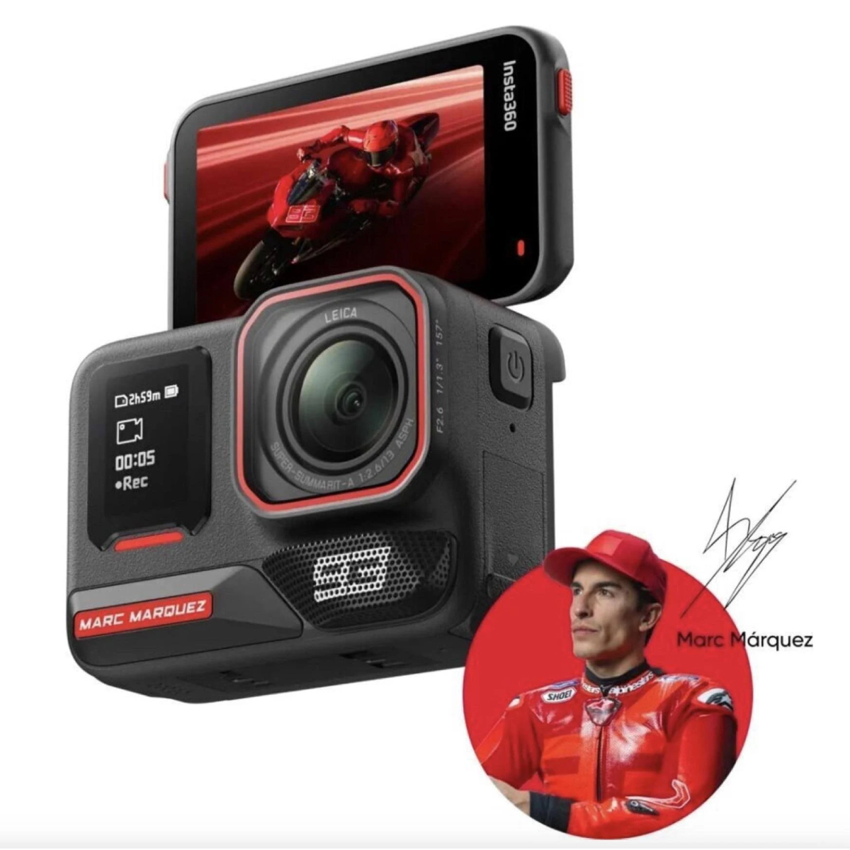 Cámara de acción 8k MM93 Marc Márquez HDR Insta360 Ace Pro 2 - Imagen 2