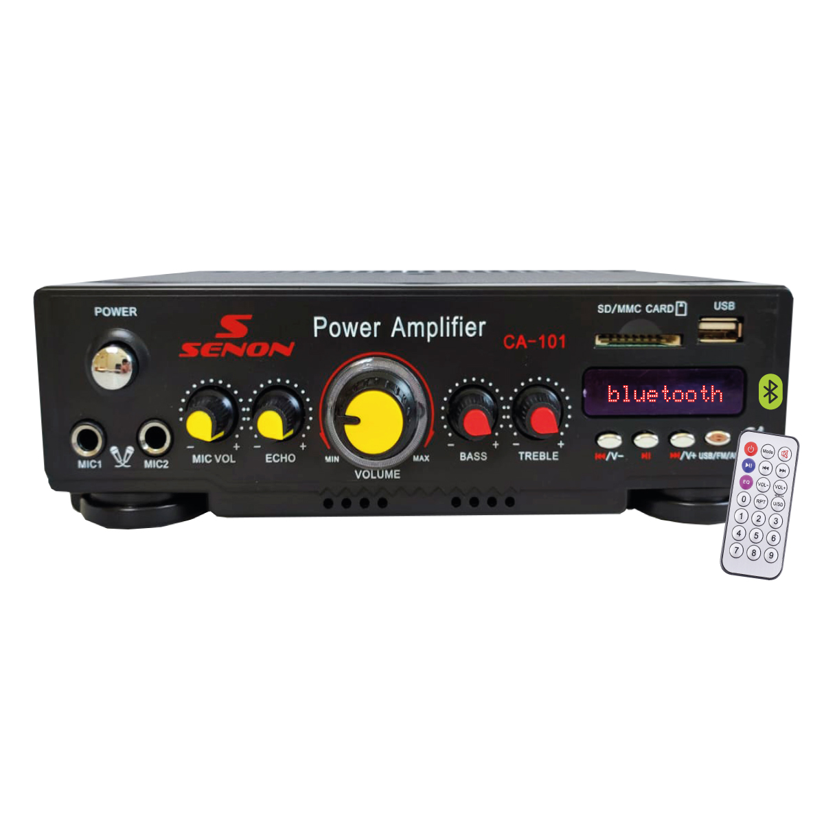 Combo Mini Amplificador Bluetooth + 4 Bafles M4PL Blanco - Imagen 2