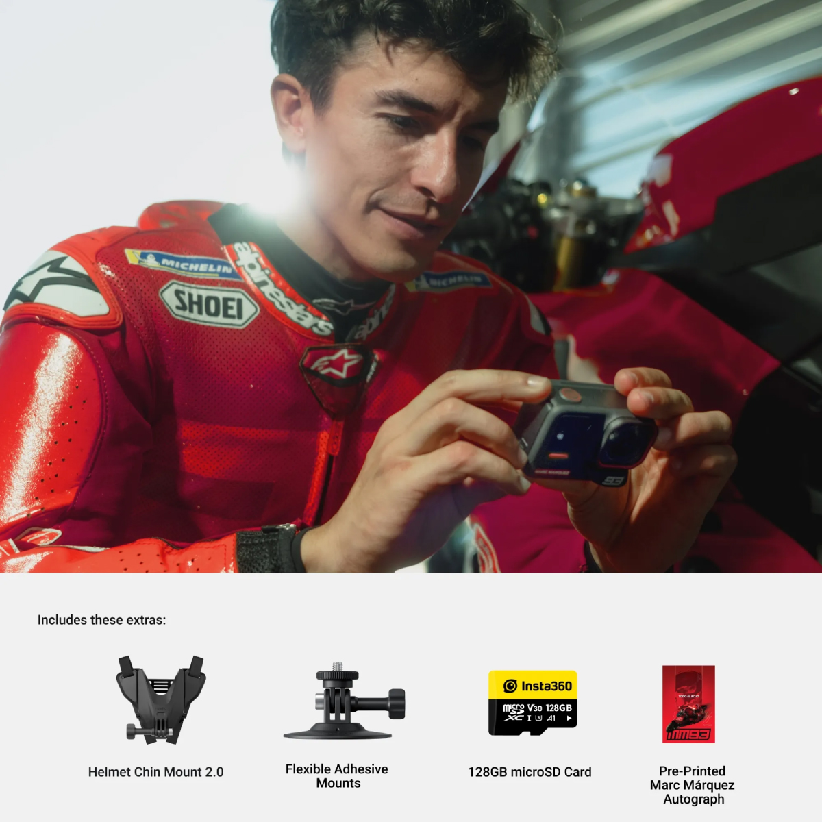 Cámara de acción 8k MM93 Marc Márquez HDR Insta360 Ace Pro 2 - Imagen 4